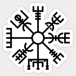 Vegvisir Norse Viking Compass Pagan Wayfinder Sticker